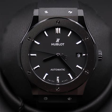 hublot classic fusion black magic 45|hublot classic fusion original.